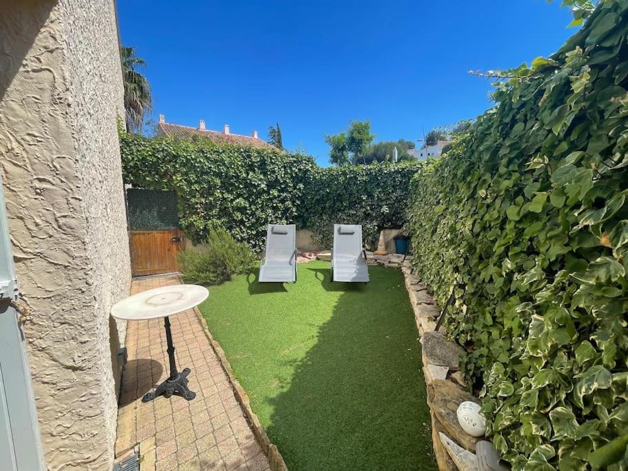 Appart-St Cyr Sur Mer-La Madrague-4Pers-Parking Saint-Cyr-sur-Mer Esterno foto